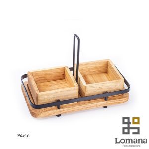 اردور دو پیاله دسته دار - فریم مشکی 351-101