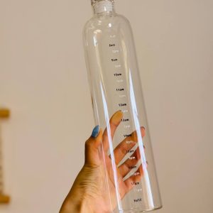 بطری پیرکس یک لیتری درب اکرولیک ارتفاع 45