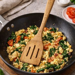 کفگیر شیاردار چوبی راش موهوکا 4003